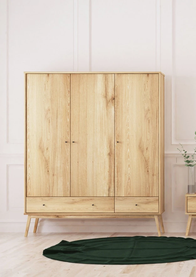 Eichenschrank Malaga 02 3d2s