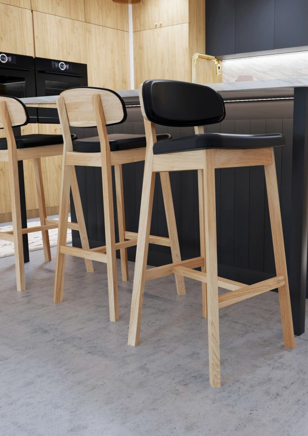 Barstuhl aus Eichel NK-44 Hocker