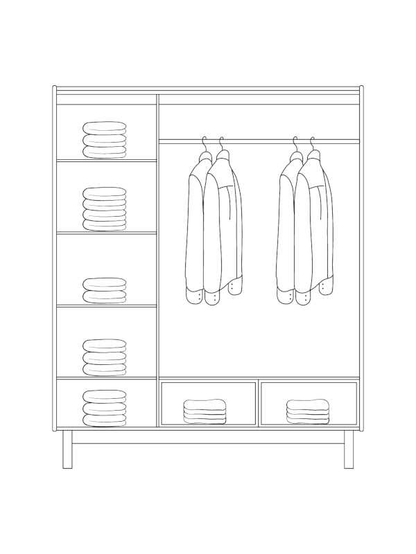 Wardrobe konstruction