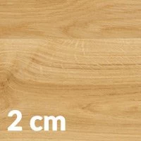 (Eichenplatte geölt 2cm - Reine Eiche) +49 €