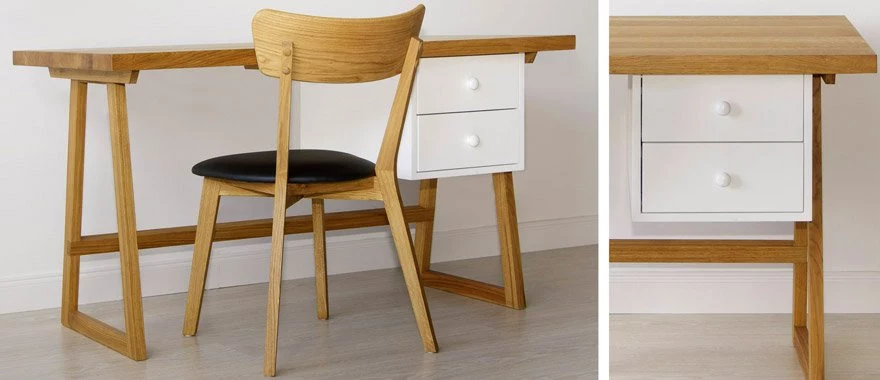 Holzschreibtische 100% Holz
