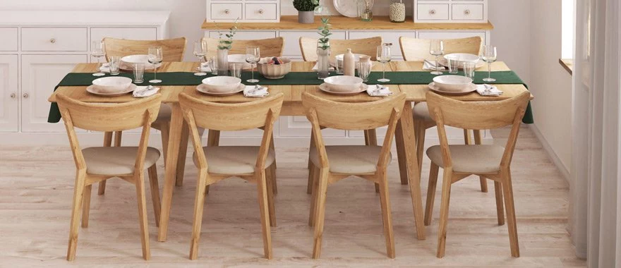 Eichenholztische für Ess- oder Wohnzimmer 100% Massivholz 