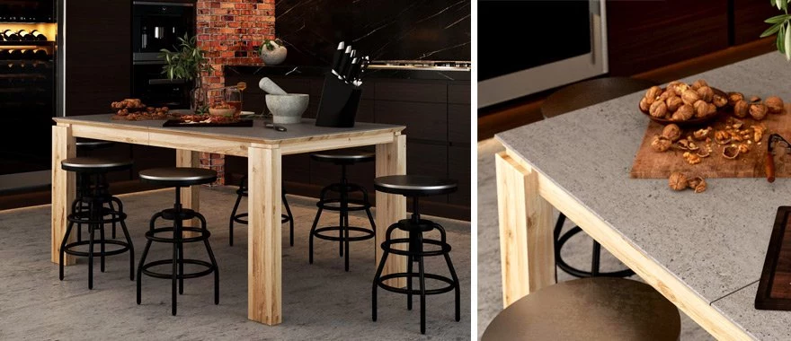 Eichenholztische für Ess- oder Wohnzimmer 100% Massivholz 