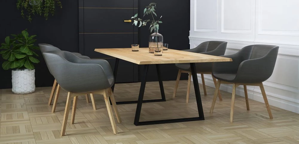 Eichenholztische für Ess- oder Wohnzimmer 100% Massivholz 