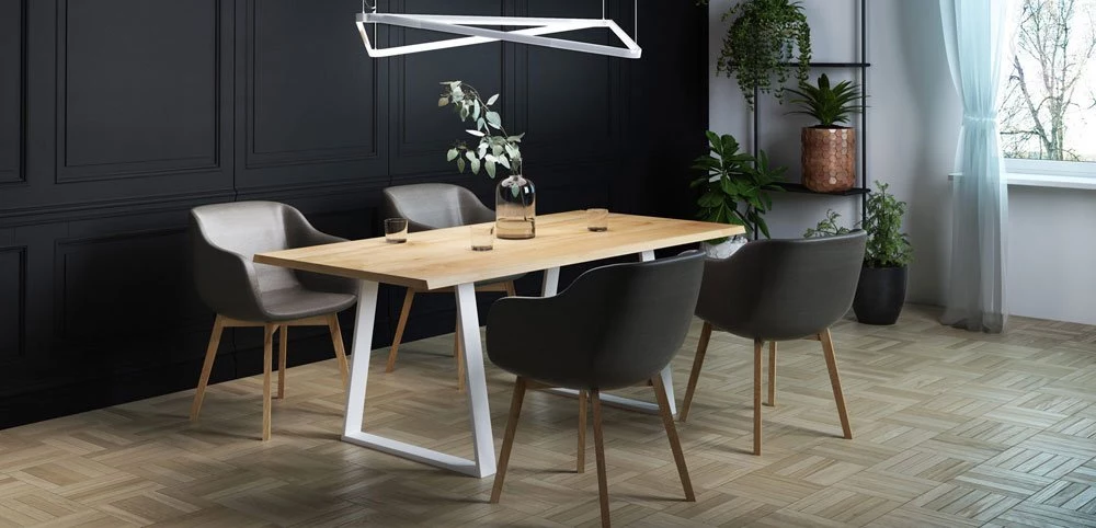 Eichenholztische für Ess- oder Wohnzimmer 100% Massivholz 
