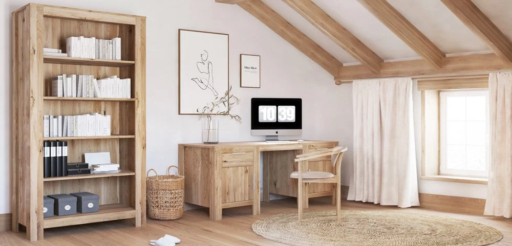 Holzschreibtische 100% Holz