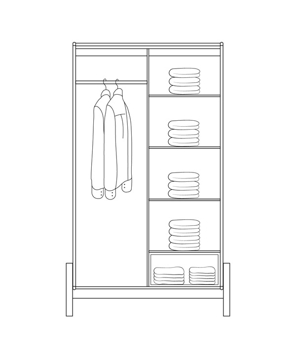 Wardrobe konstruction