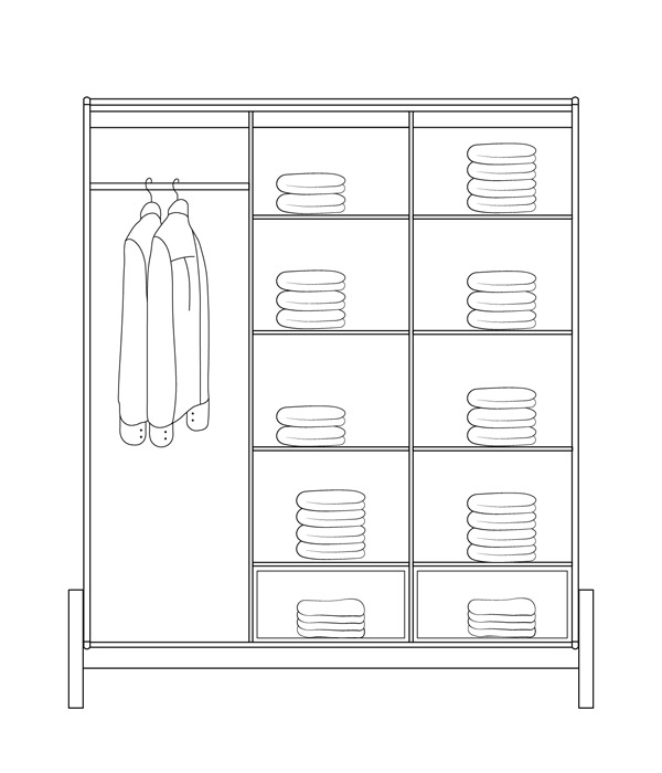 Wardrobe konstruction