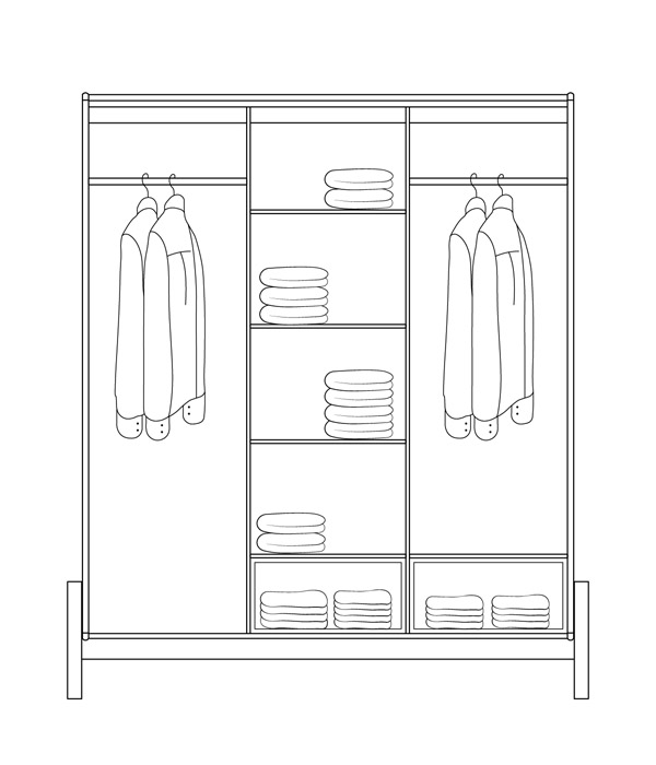 Wardrobe konstruction